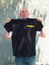 Логотип SECURITY на футболку заказчика